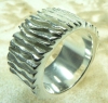 Design Ring Silber, sehr massiv - ausdrucksstark!